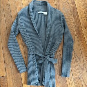 Old Navy Gray Ribbed Women's Cardigan